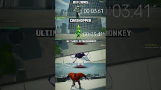 Ripjaws vs Crashhopper vs Ultimate Spidermonkey vs Rath JUMP TEST ben 10 GALVAN #ben10 #shorts