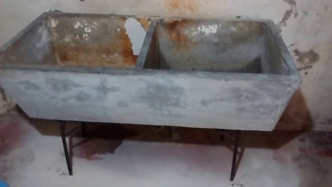 Restoring Utility Sink From The 1940s Part 1