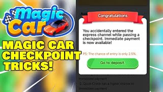 MAGIC CAR APP HOW TO PASS CHECKPOINT WITHOUT INVITE (STEP BY STEP) screenshot 1