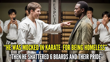 Black Homeless Man Laughed At in Karate Class — Then He Asked to Try… and Broke the Record