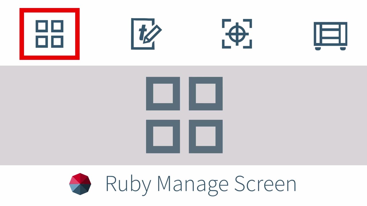 Ruby Highlights: "Manage Screen" Tutorial | The Best Laser Software