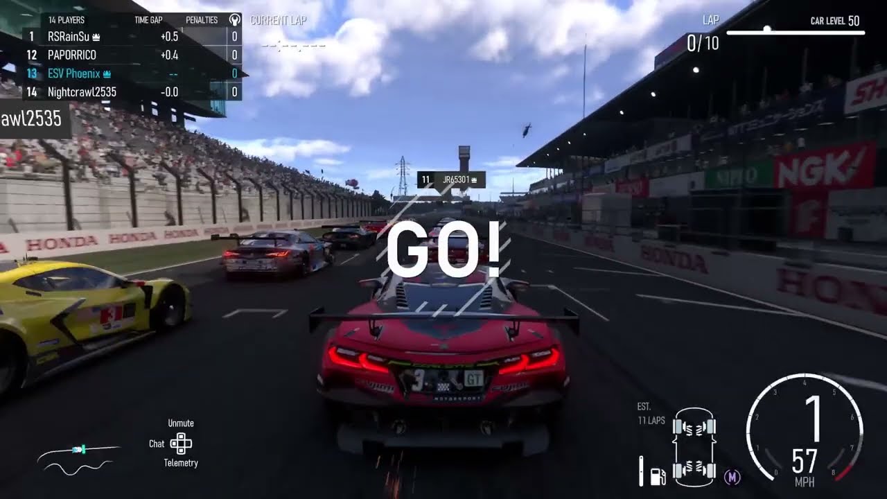 Huge traffic headache at Suzuka, can I make it through alive? (Forza Motorsport 2023)