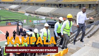 Ogwang & Magogo Inspect Nakivubo Stadium  #uganda #amazing #trending #kampala #nakivubostadium