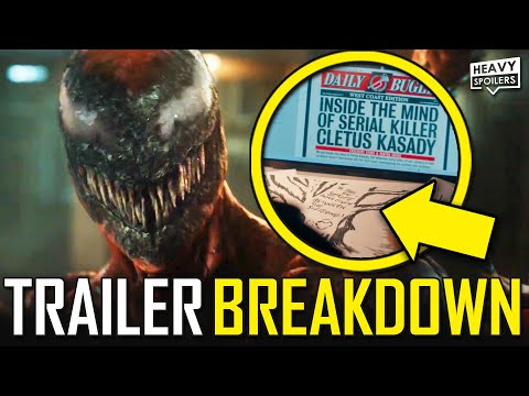 VENOM 2 Let There Be Carnage Trailer Breakdown | Easter Eggs Explained, Things Y