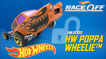 UNLOCKED HW POPPA WHEELIE - HOTWHEELS RACE OFF | HD