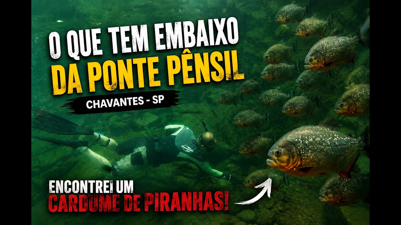 Encontri um cardume de Piranhas
