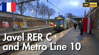 Paris 🇫🇷 Javel RER C & Metro Line 10 Early Morning 4K HDR by Explore France 777 views 2 months ago 5 minutes, 31 seconds