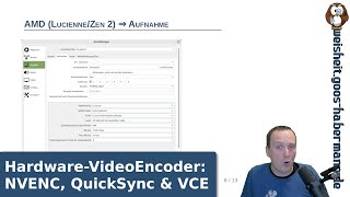 Hardware Video Encoders: NVENC, QuickSync & VCE