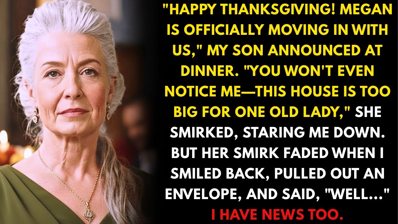 After My Son Announced His Wife Was Moving In Permanently at Thanksgiving — I Pulled Out an Envel...