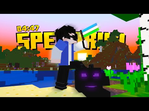 5 Daqiqa Ichida Minecraftni Tugatdim😱 (uzbekcha speedrun)