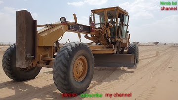 How To Working Cat 14H Motor Grader😱 CAT 14H Motor Gader Amazing Video