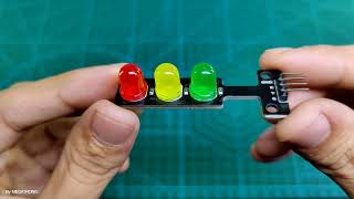 ATLM-Q5F2A | Traffic Light LED Module Arduino Red Yellow Green