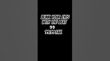 Try to blink with the beat #impossible  #hard #eyes #song #music #oppp