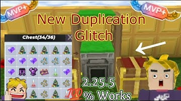 Skyblock New Chest Dup Glitch!? 😱😱 (2.25.5) 100% Works?? | Blockman Go Adventure |