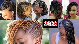 Trendy and Beautiful Side Cornrow Braids and Side Flat Twists You Need To Try | #2020Hairstyles #101 screenshot 2