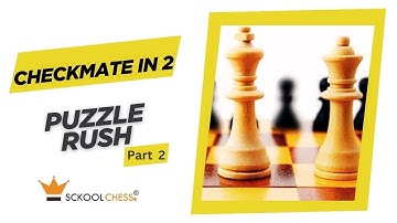 Puzzle Rush. Checkmate in 2 (Part 2) #chessrush #chesspuzzle #chessshorts #chess #puzzlechallenge