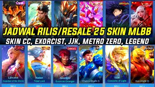 JADWAL RILIS/RESALE 50 SKIN BARU MOBILE LEGENDS - SKIN LEGEND KAGURA XAVIER, SKIN COLLETOR,STARLIGHT