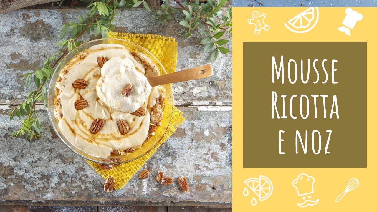 Mousse de ricota e nozes