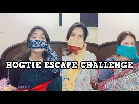 Hogtie escape Challenge😂 ft. Maha Khan aka MK ❤️ | Rabia And Ayesha