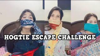 HOGTIE ESCAPE CHALLENGE 😂 ft. Maha Khana aka MK ❤️ | Rabia And Ayesha