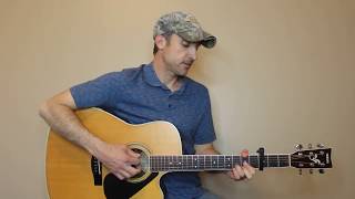 kiss goodbye - cody johnson - guitar lesson | tutorial