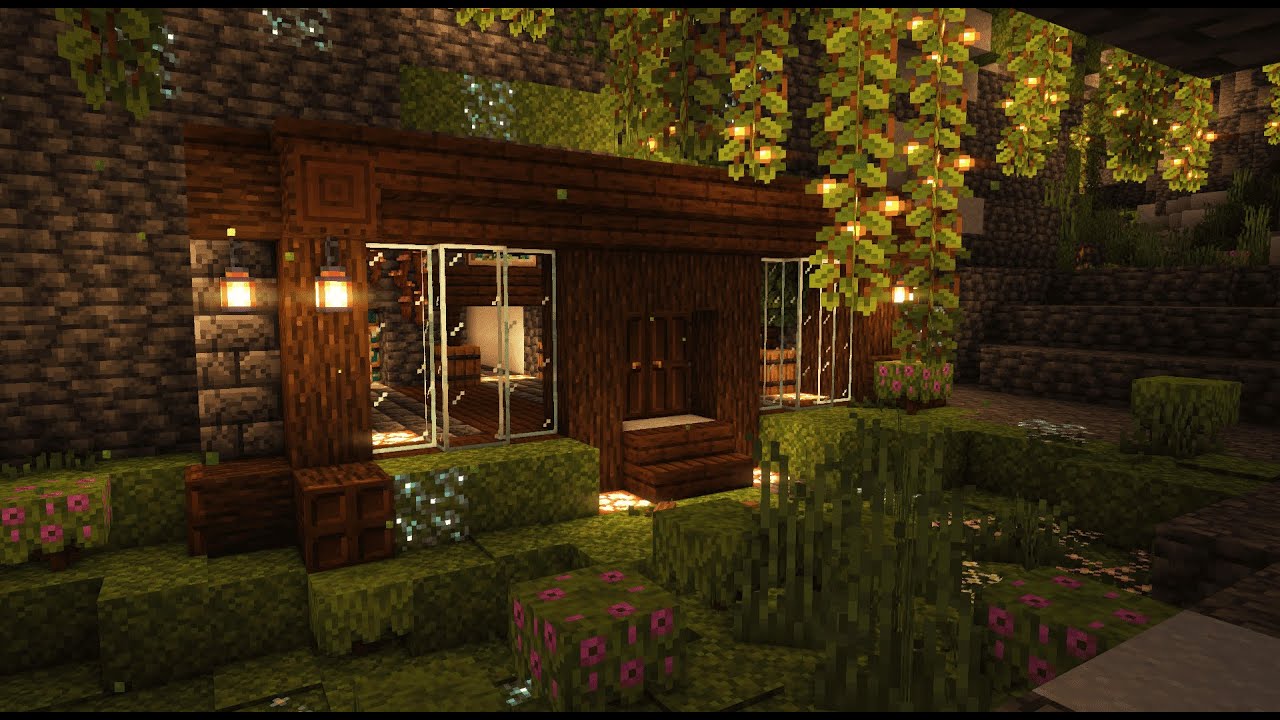 Minecraft Tutorial | Lush Cave Starter House