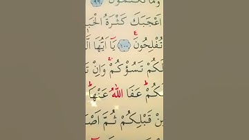 سورة المائدة الأية 99 إلى 102 القارئ سعد الغامدي