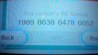 Wii Friend Code Number Exchange