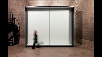 Zone Display Cases ZSL-1000 Glass Sliding System