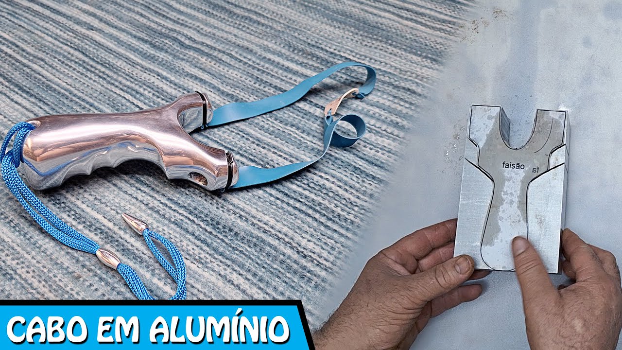 CABO DE ESTILINGUE INTEIRO EM ALUMÍNIO [MODELO FAISÃO]