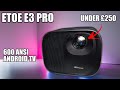 Why you need the etoe e3 pro android tv projector