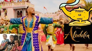 Kids Reaction To Aladdin Trailer And Prince Ali Song