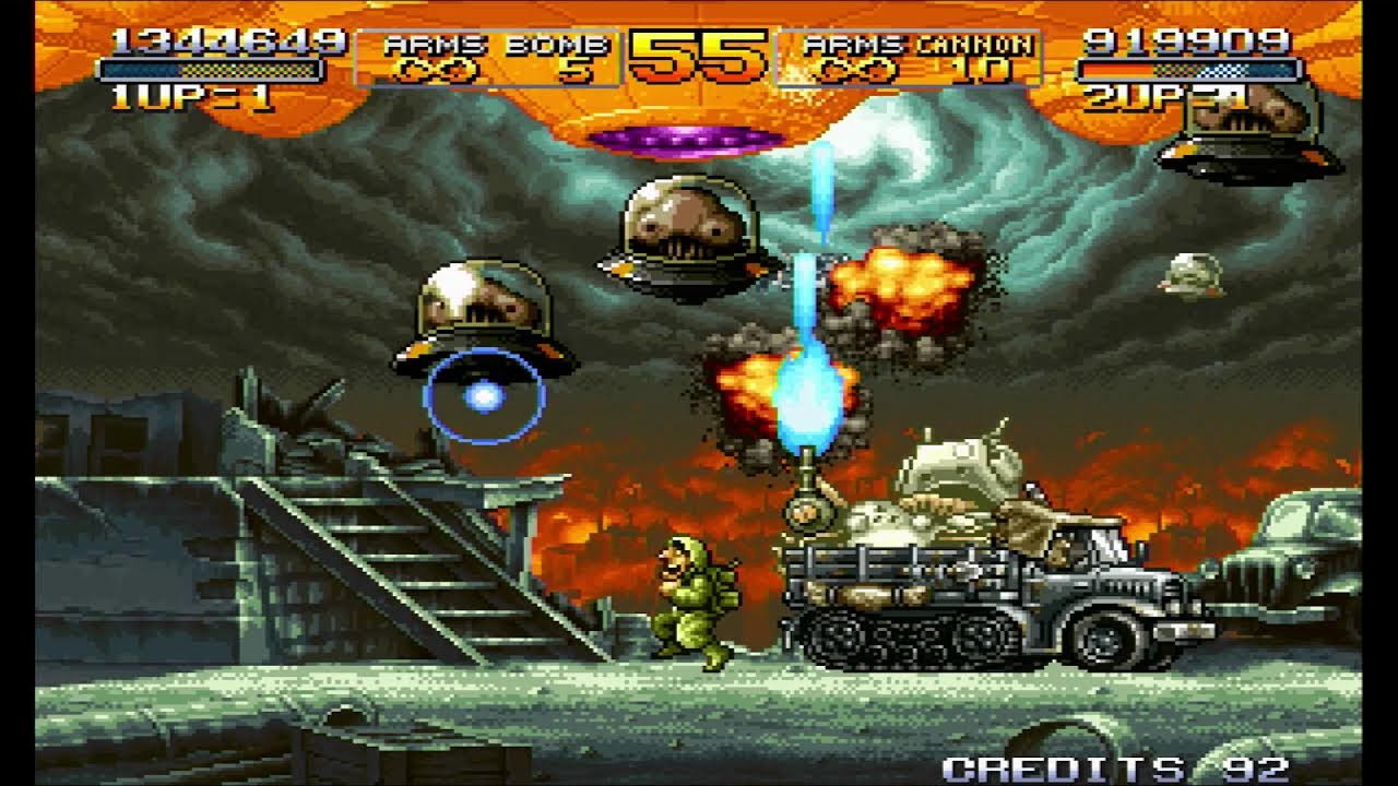Especial de los 100 subs jugando metal slug