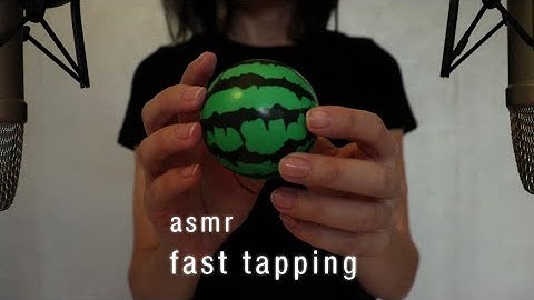 ASMR Fast Tapping on 3 Bassy Items (NO TALKING)