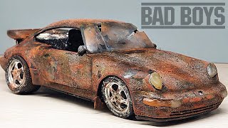 Restoration Porsche 911 (964) Turbo 3.6 Abandoned car | Good Restore