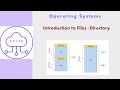 OS63 - Introduction to Files | Directory