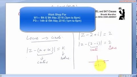 complex argand diagram P3 A level