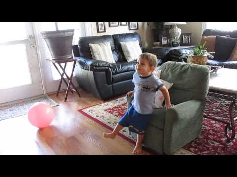 Lincoln dancing to Barney