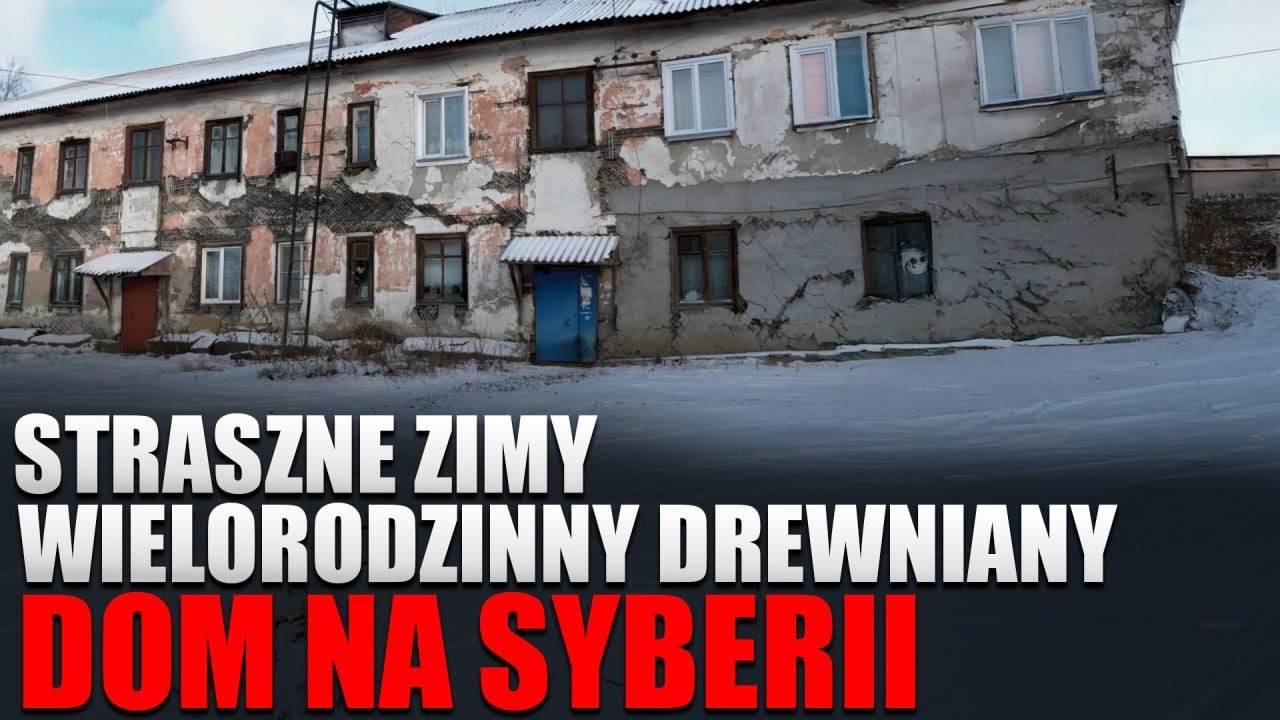 Rosjanie marzną w drewnianych domach na Syberii