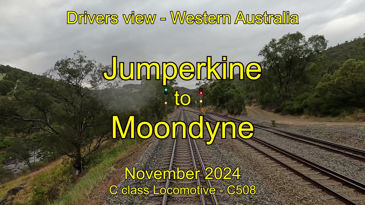 Drivers view WA, Jumperkine to Moondyne, Nov 2024
