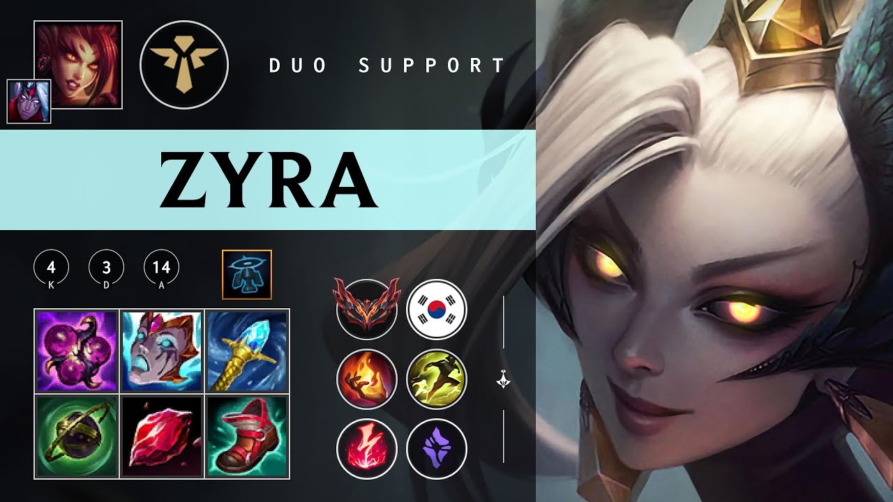 Zyra Support vs Neeko - KR Grandmaster Patch 26.02