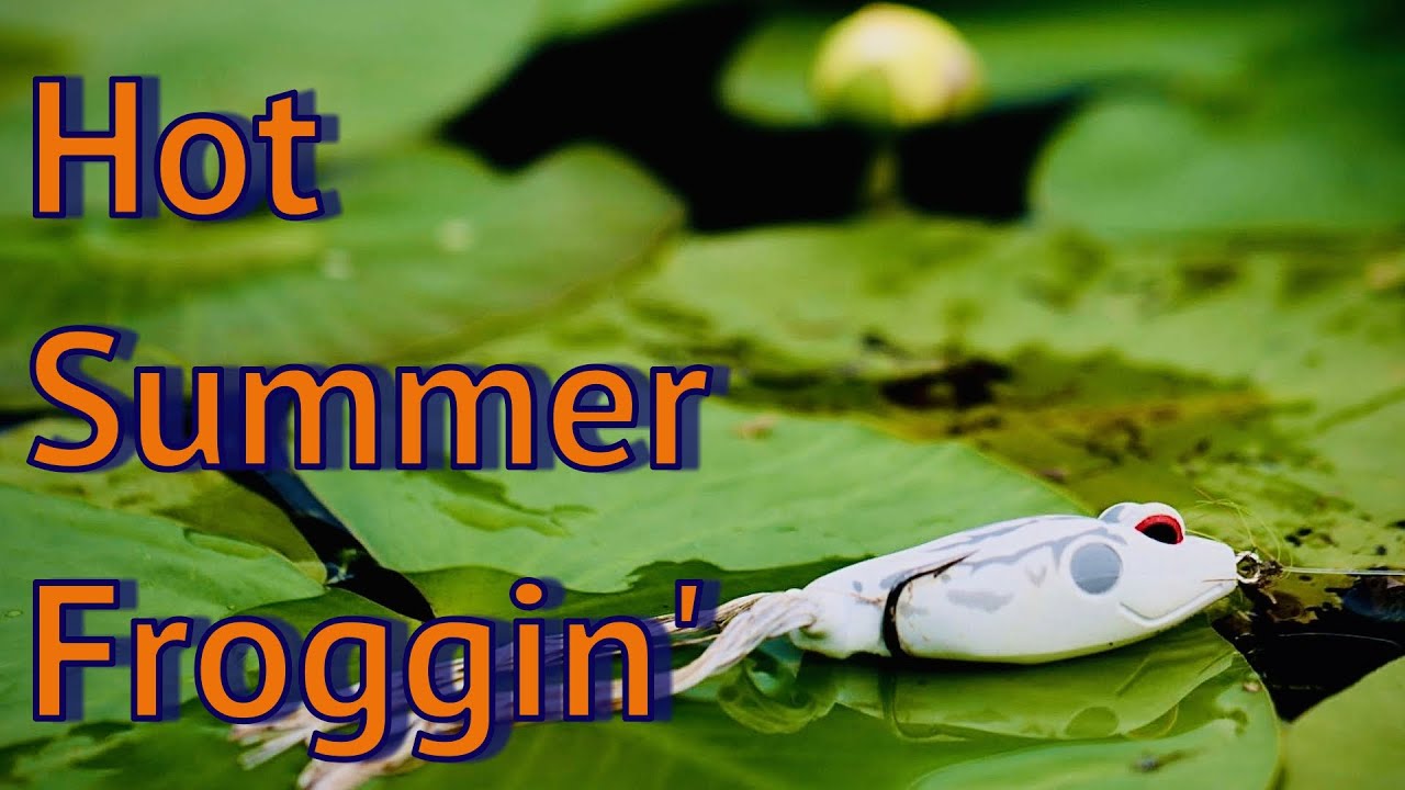 Topwater Frog Fishing in Lily Pads (Prattville, Alabama)