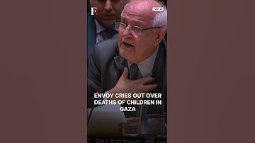 Palestinian UN Envoy Breaks Down in Tears Over Deaths of Gazan Children | Subscribe to Firstpost