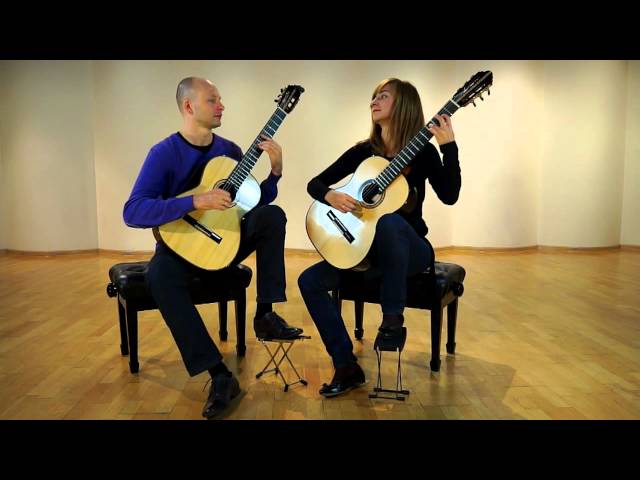 Asturias by Isaac Albeniz - classical guitar duo class=