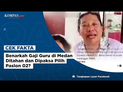 Benarkah Gaji Guru di Medan Ditahan dan Dipaksa Pilih Paslon 02?