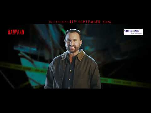 Saif Ali Khan Turns Private Detective! 🔥 | HAIWAAN × Sleuths India | An Iconic Collaboration