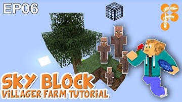 MineSaga SkyBlock 1.0: EP6 - Villager Farm