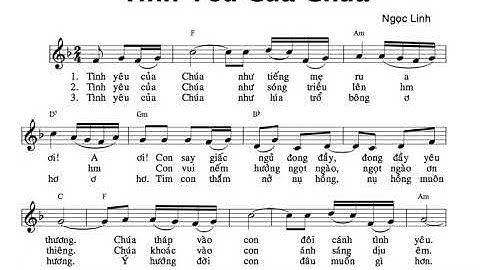 TẬP HÁT: TÌNH YÊU CỦA CHÚA ( NGỌC LINH )