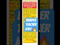 🔥 **Bumper Teacher Jobs 2026** 🔥 | Teacher Vacancy 2026 |Teacher Recruitment #teacher #teachingjobs