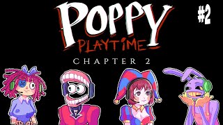 The Amazing Digital Circus Characters Play Poppy Playtime Jax Pomni Raghata and Caine #2